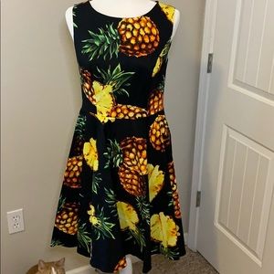 NWT Grace Karin Boatneck pineapple dress
